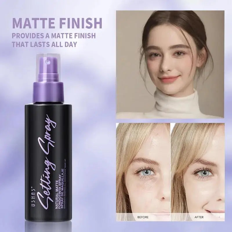 110ml Waterproof Makeup Setting Spray Long Lasting Oil Control Anti Sweat Natural Finish Face Mist for All Day Wear