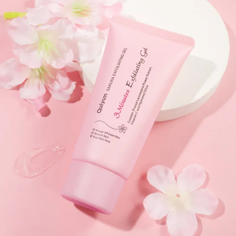 Sakura Exfoliating Peeling Gel Facial Scrub Moisturizing Nourishing Repair Scrubs Face Cream Beauty Skin Care