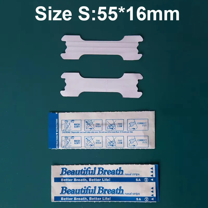 200/100/50PCS Transparent Breath Nasal Strips 2 Supports Stop Snoring Right Aid Nose Patch Good Sleeping Patch Better Breathing