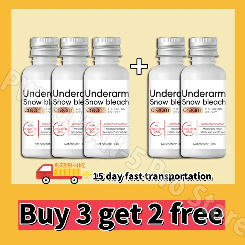 Whitening Cream Private Parts Underarm Bleaching Serum Whiten Butt Knee Brighten Inner Thigh Intimate Parts Dark Remove Melanin