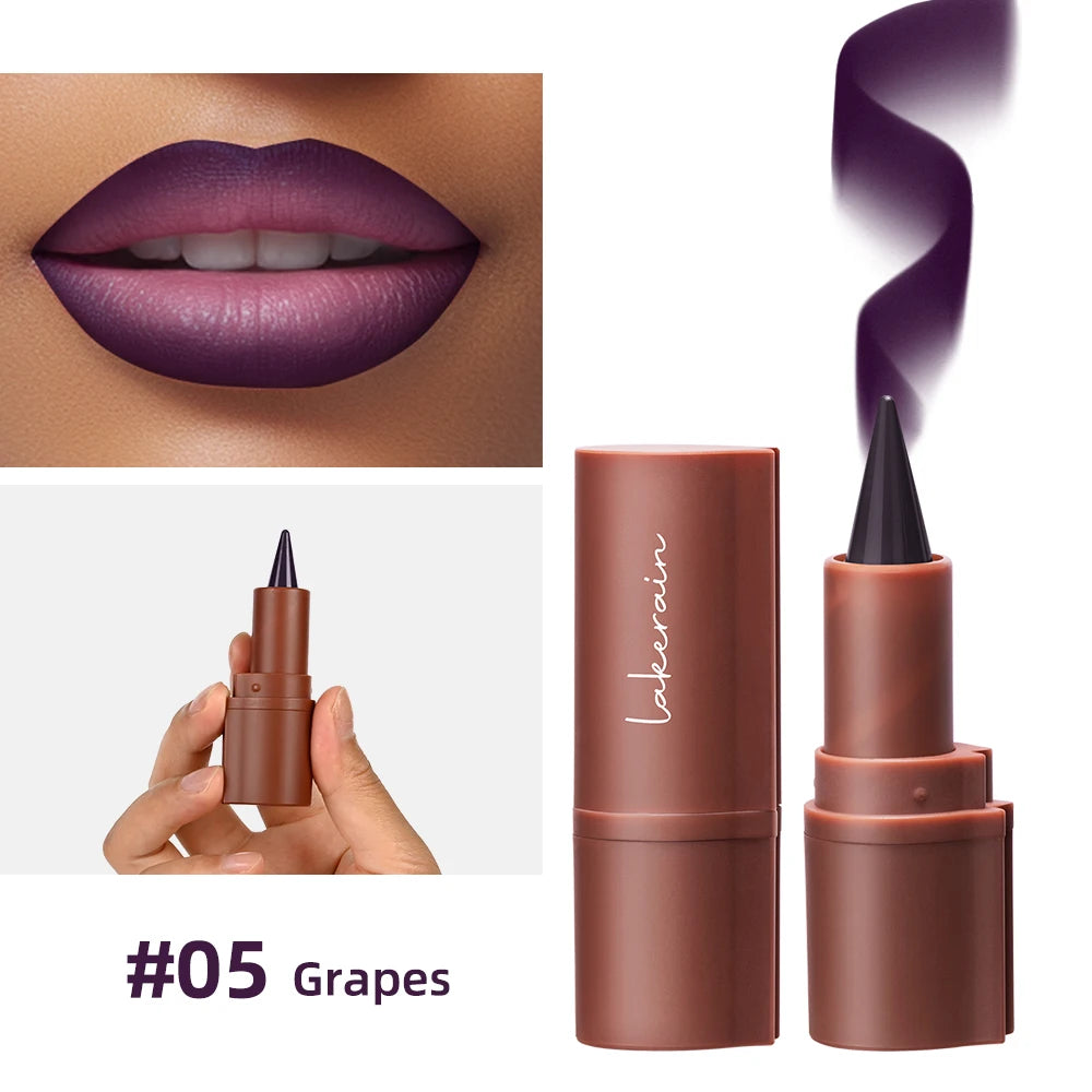 Gradient Lip Liner Lipstick Long Lasting Waterproof Matte Makeup Non Sticky Contouring Tint Lip Liner Crayon Lip Cosmetics