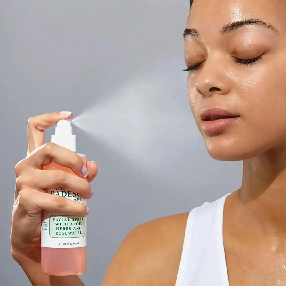 Mario Badescu Rose Toner Spray with Vitamin C - Improve Dryness Hydrating Oil Control Lighten Melasma Pigmentation Skincare