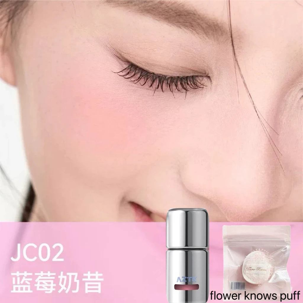 AZTK Liquid Blusher Jello Color Powder JC04 Moisturizing Highlight Beauty Expands Contracts Cheek Matte Face Makeup