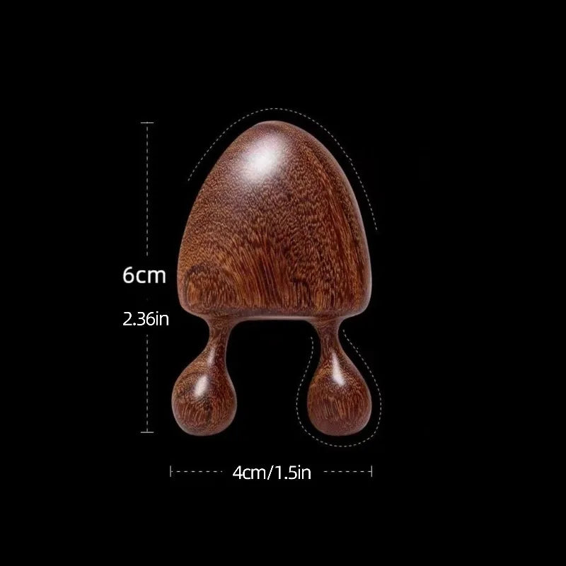 Wooden, nose massager, facial relaxation massage, eye pinch stick