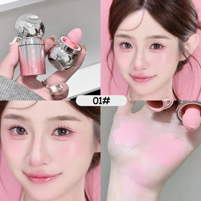 Liquid Blusher Peach Jelly Color Powder Rendering Moisturizing Long-lasting Beauty Expands Contracts Cheek Face Blush Makeup