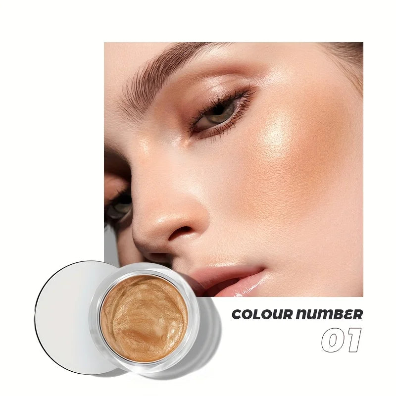 9 colors of liquid highlighter, waterproof and not easy to fade, multi-functional, cheeks & eyes & face & lips & body