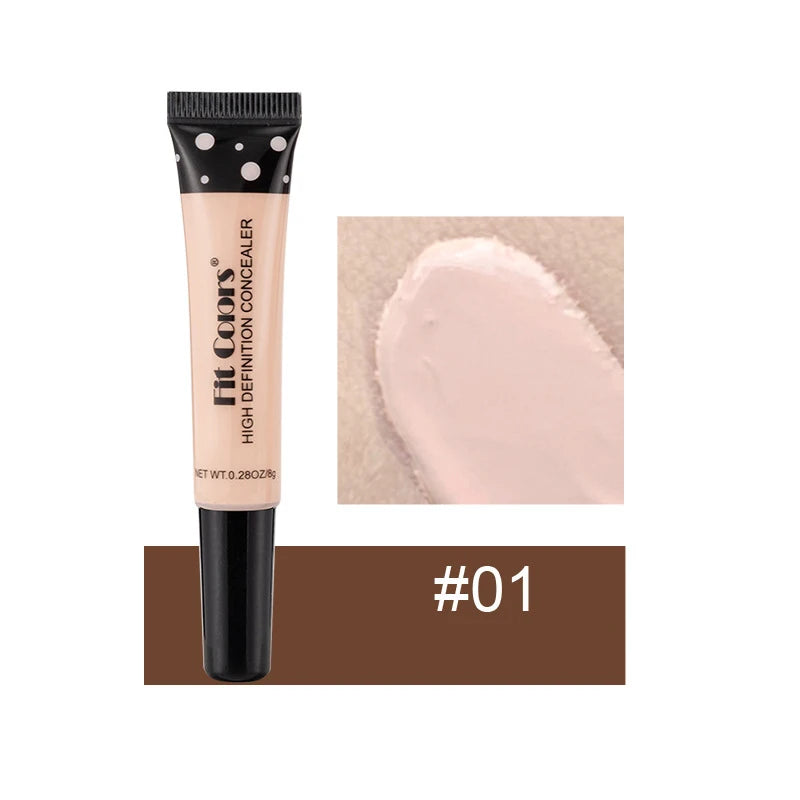 Nude Makeup Facial Foundation Waterproof Cover Blemish Base Fluid Concealer Oil Control Lasting Brighten Skin BB Cream Cosmetics