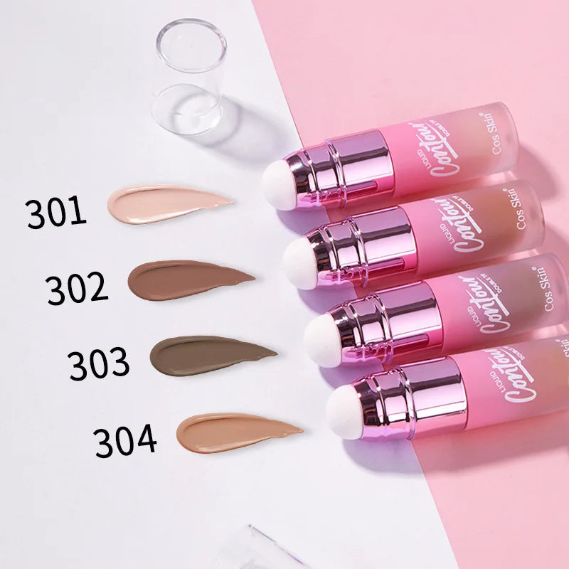 Double-head Matte Contour and Highlighter Liquid, Side Profile Illuminating and Contouring Liquid