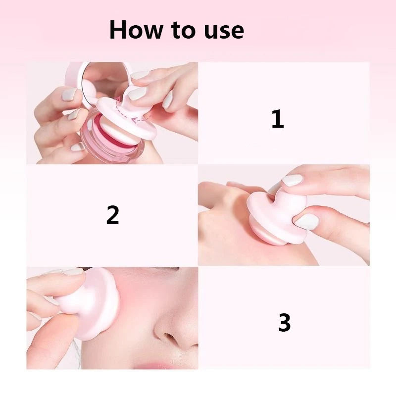 CHIO TURE Blush Makeup Blusher Cream Highlighter Contour Cute Long Lasting Vegan Makeup Korean