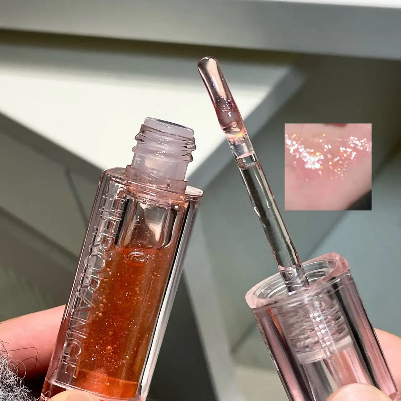 Herorange Lip Oil Shimmer Hydrating Long Lasting Plumping Lip Care Student Gift