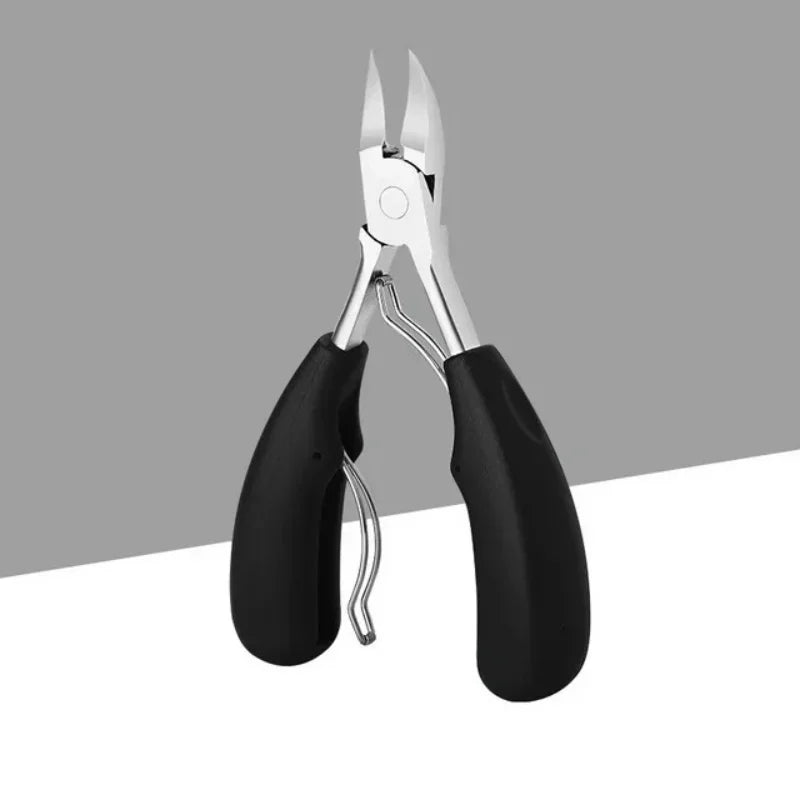 Professional Stainless Steel Nail Clippers Set for Thick Nails Anti-Splash Sharp Trimmer Nail Pedicure Manicure Tools for Men