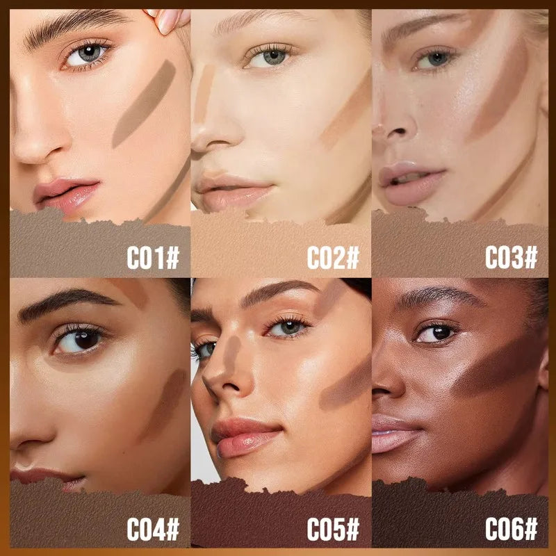 1PC Cover Dark Circles and Acne Marks, Concealer Stick, Body Shadow, Nose Shadow, Contour Stick To Create Flawless Makeup