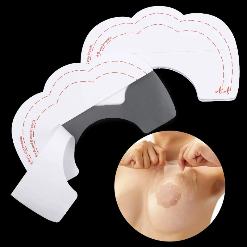 Breast Clear Lift Tape Nipple Cover Invisible Enhancer Push Up Bra Chest Adhesive Accessories Seamless Stickers Women Lingerie
