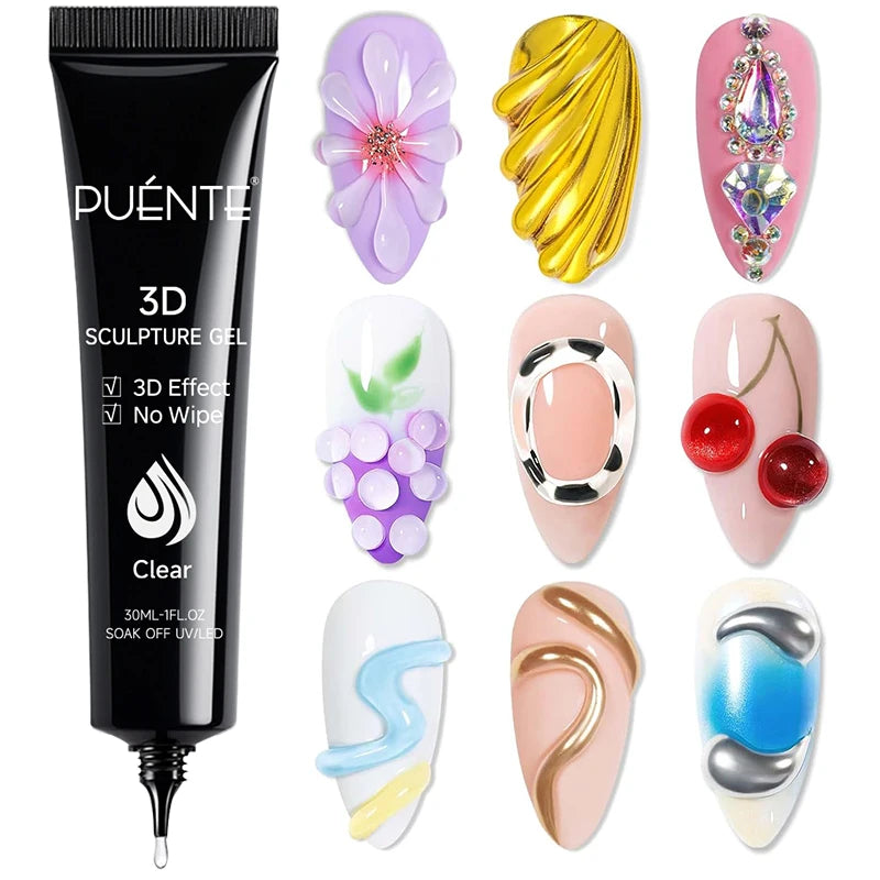 15ML 4 in 1 Builder Nail Gel For Quick Extension Nail Reinforcement Construction UV Gel Polish Semi-permanent Nail Art Varnish