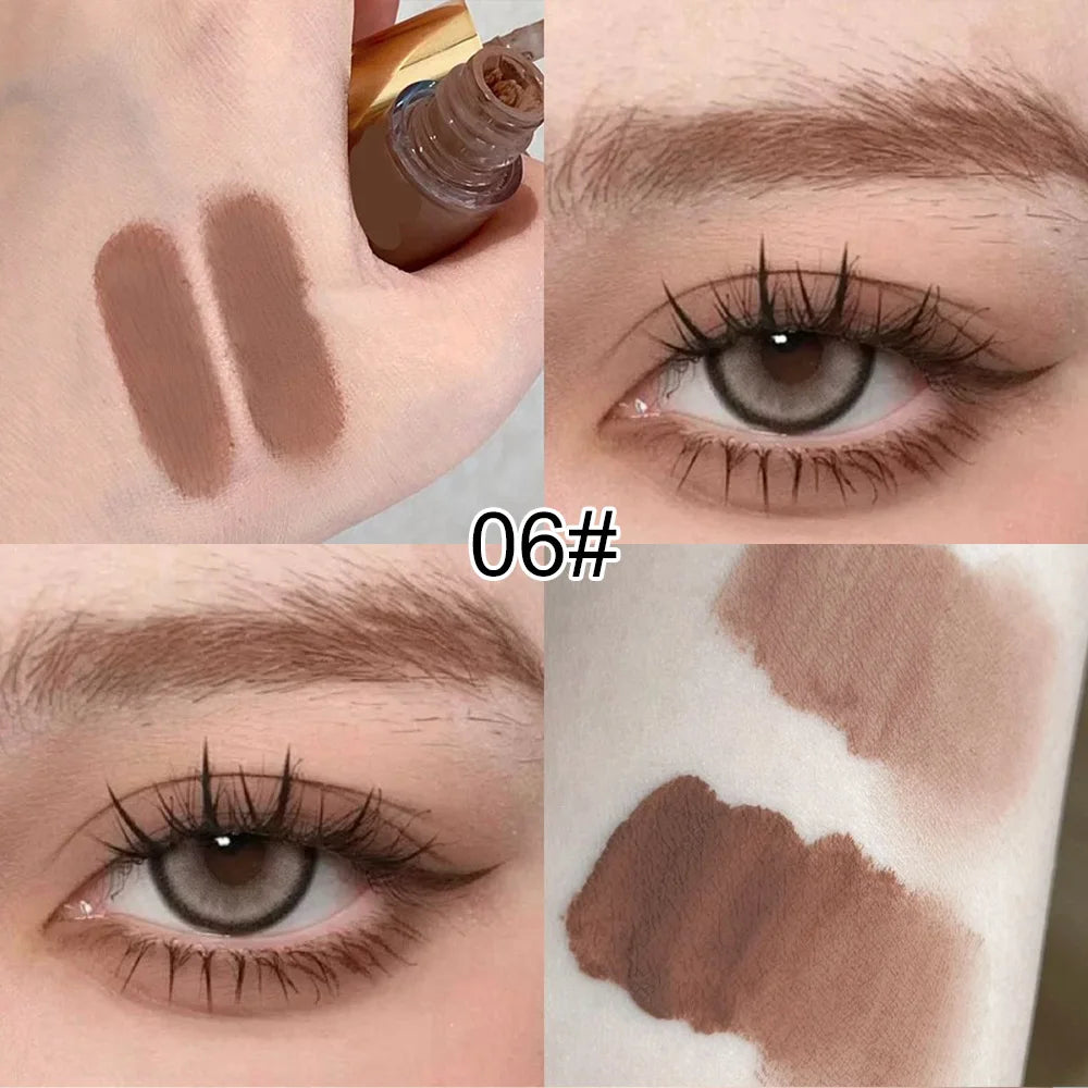 Kakashow Mist Eyeshadow Liquid Matte Pearlescent Shimmer Brightens Earth-colored Liquid Eyeshadow, Complete Eyemakeup in 3 Min