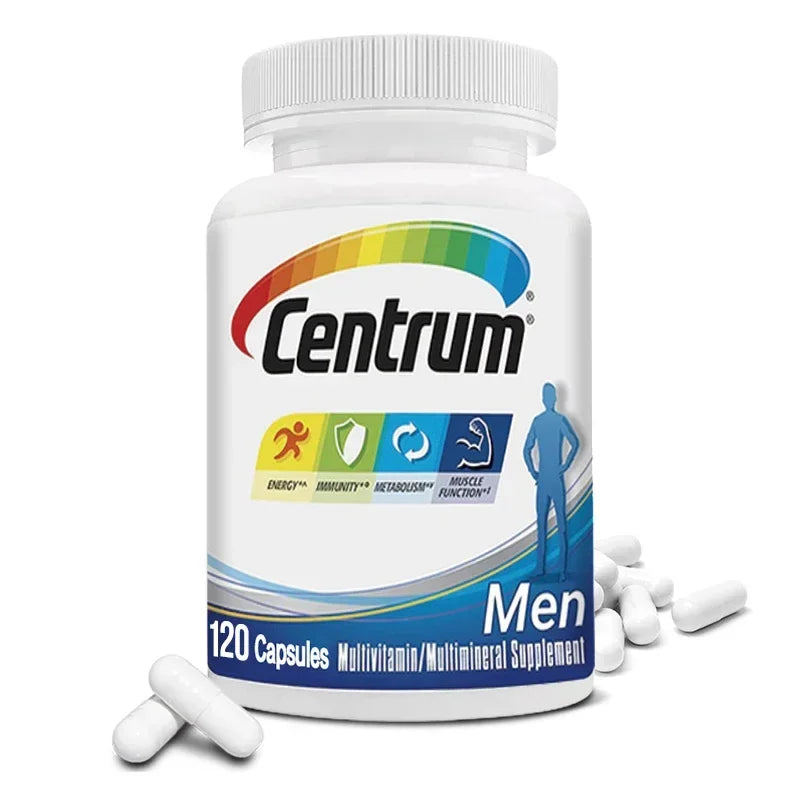 Centrum Men's Multivitamin/Multimineral Supplement with Vitamin D3, B Vitamins & Antioxidants, Gluten-Free, Non-GMO