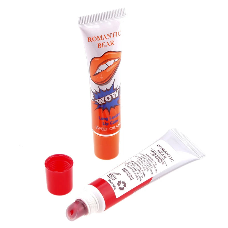 6 Colors Magic Peel Off Liquid Lipstick Waterproof Long Lasting Lip Gloss Tint Tear Off Amazing Lip Tattoo Women Makeup Cosmetic