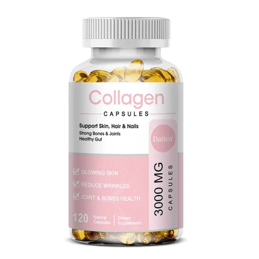 Collagen, Hyaluronic Acid, Vitamin C and Biotin Anti-aging and Anti-wrinkle, Promotes Hair, Bones, Joints, Skin and Nails