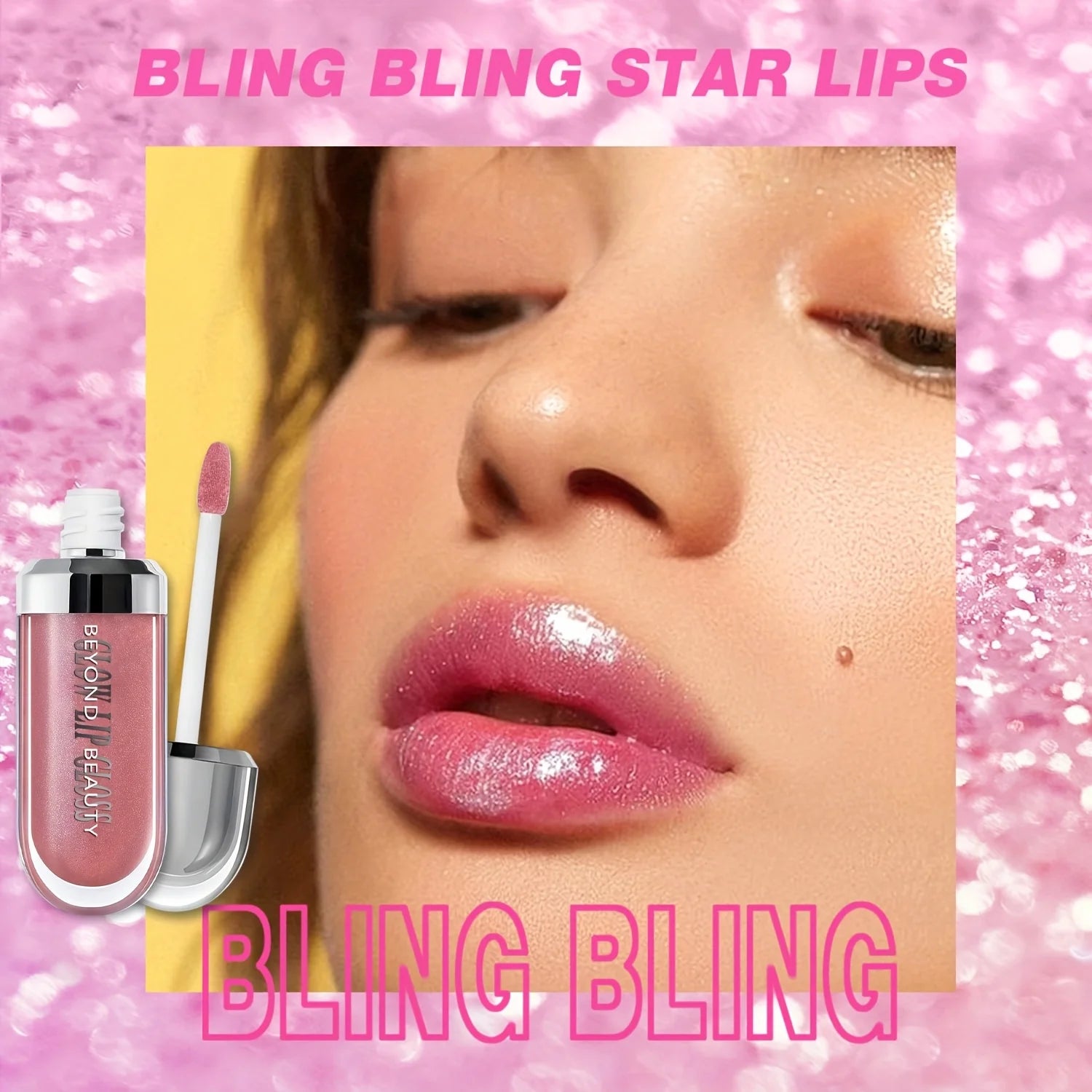 3 PCS Shimmer Moisturizing Lip Gloss, Honey Lip Gloss Essence Non-sticky & Ultra Shine Lip Stain,Lasting Tint Fine Shimmer