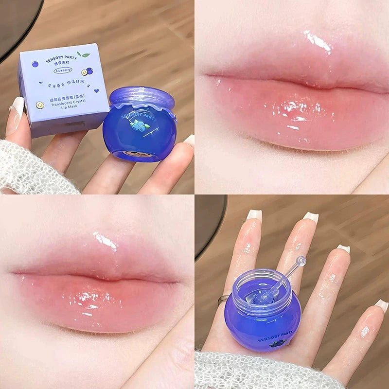 Sense Party Hydrating Lip Mask - Reduces Lip Lines, Deeply Chapping Overnight with Visible Results