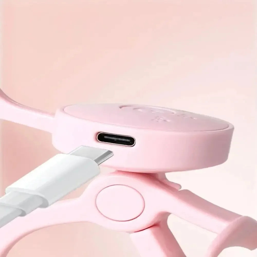 Frameless Heated Eyelash Curler Intelligent Temperature Control Rechargeable Eyelash Long-lasting Curling Device