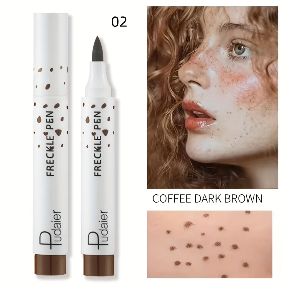 Exquisite simulated freckle pen, liquid natural makeup, quick-drying, waterproof and long-lasting freckle pen, easy to apply