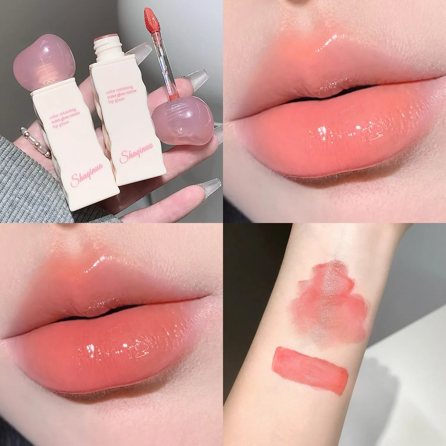 Clear Moisturizing Mirror Water Liquid Lipstick Lasting Hydrating Pink Lip Gloss Plumping Sexy Lip Tint Makeup Korean Cosmetics