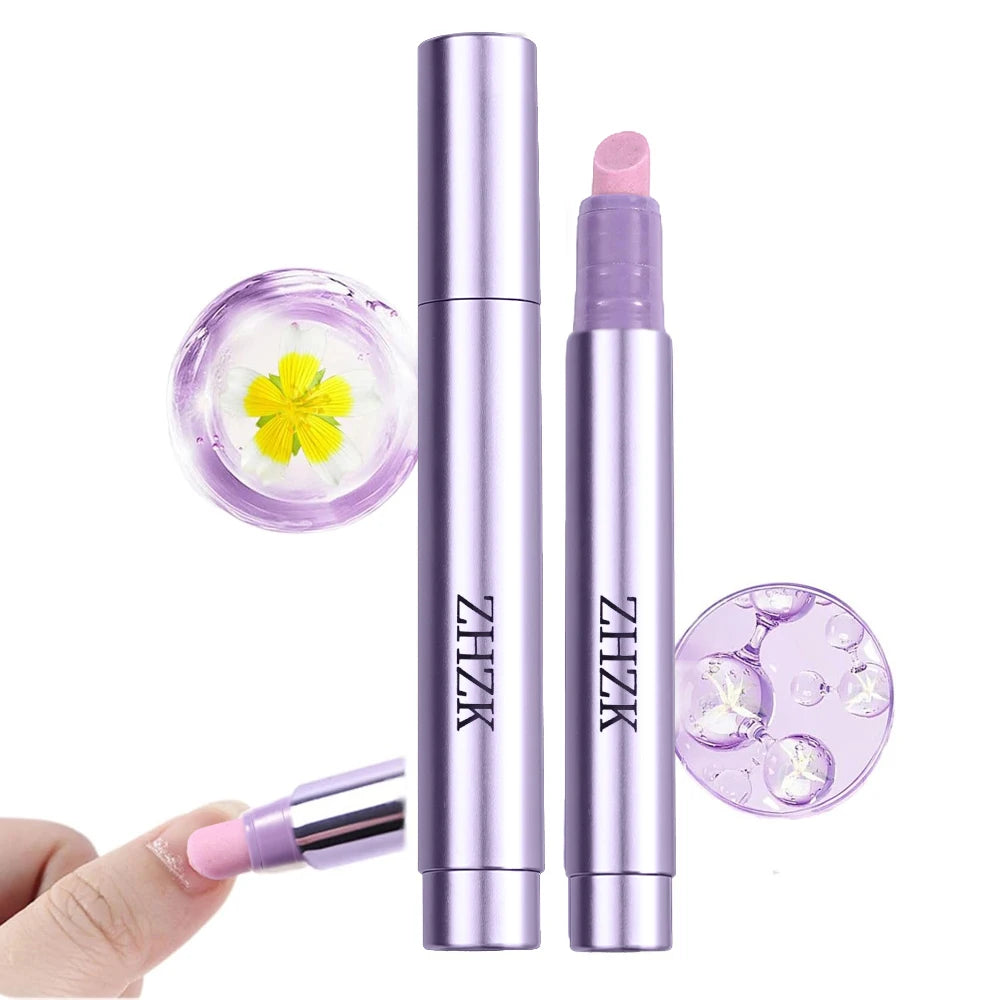 1/2pc 3In1 Nail Cuticle Oil Pen with Nutritional Oil Nail Cuticle Pusher Dead Skin Remover Nourishing Manicure Nail Care Oil Pen