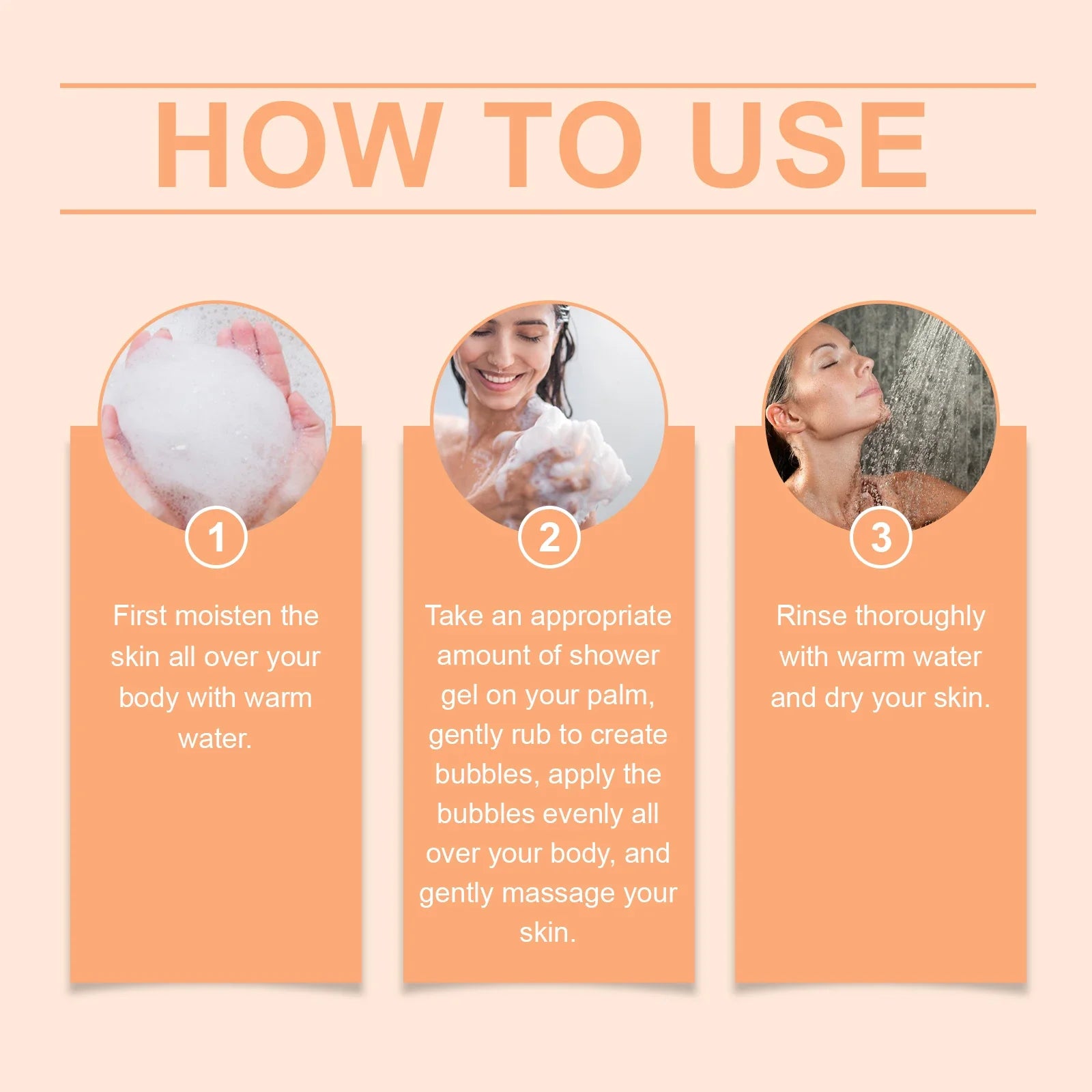 Papaya Shower Gel Whitening Smoothing Cleansing Remove Dirt Fade Pigmentation Rich Foam Lasting Aroma Hydrate Refresh Body Wash