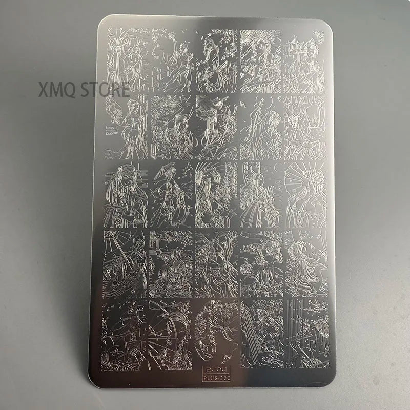 XMQ NAIL ART STAMPING PLATES FLOWERS TEMPLATES LEAVES IMAGEPLATES