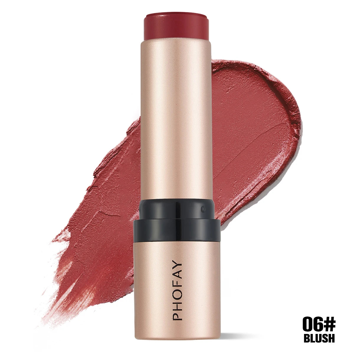 PHOFAY Contour Sticks, Highlighter Stick, Blush Stick, 3-Piece Cream Contour Set Including Contour Brush, Creates Facial Contour