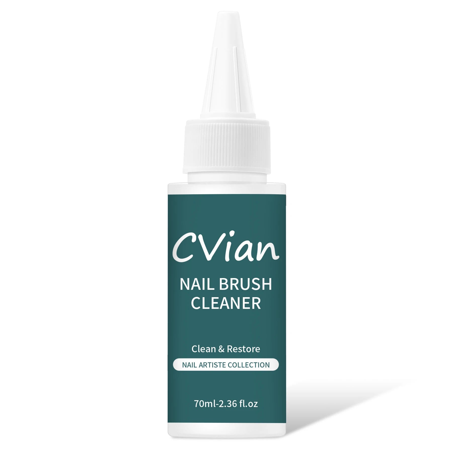 70ml Brush Cleaner – Unscented Quick-Dissolving Gel Residue Remover, Acrylic Nail Extension & Carving Complete Manicure Tool Car