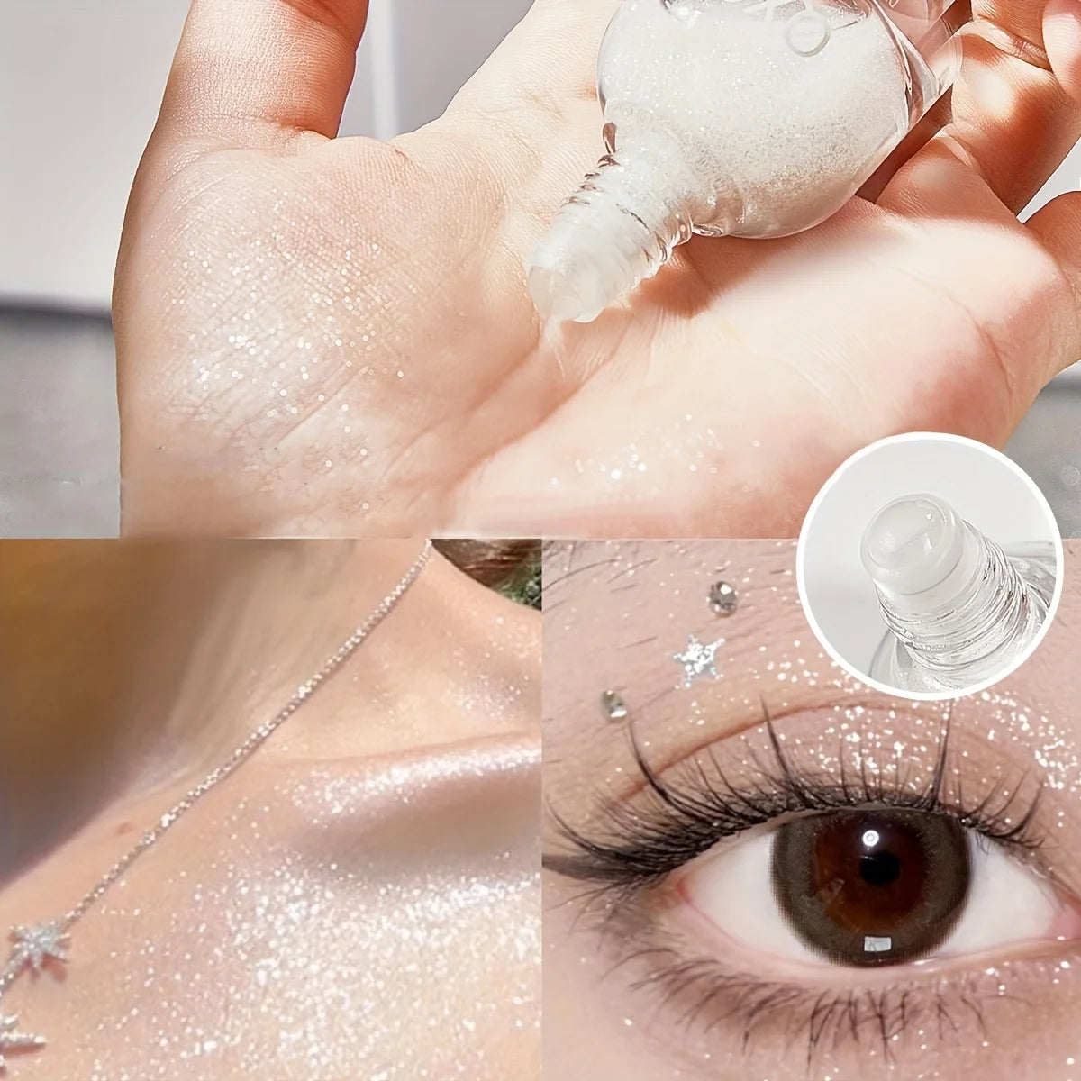 Diamond Rollerball Highlighter face three-dimensional brightening and contouring liquid eye head undercover silkworms