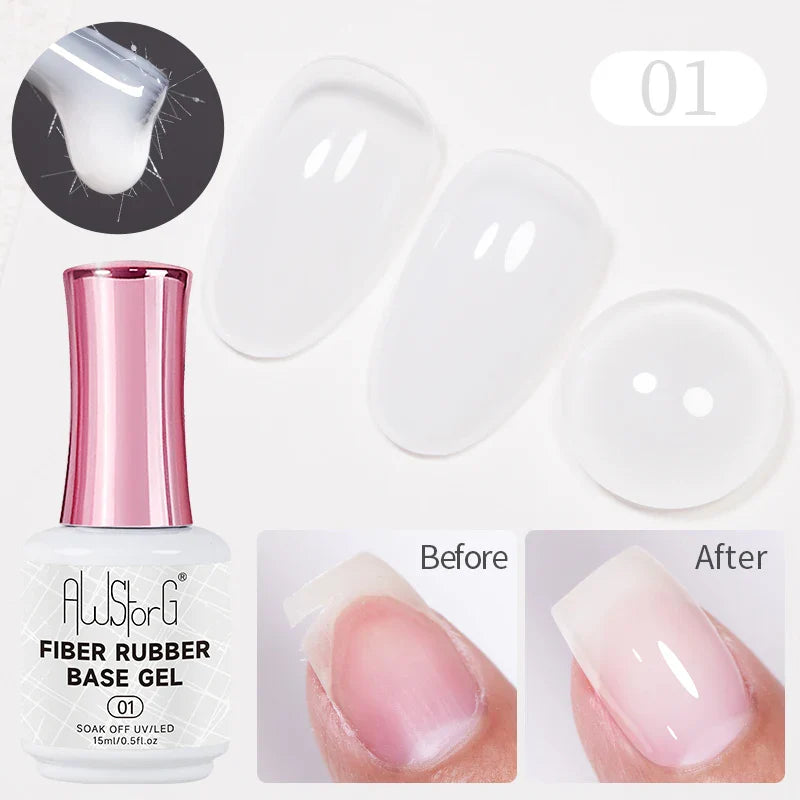 AWStorG 15ML Super Top Coat Function Gel No Wipe Matte Top Gel Transparent Soak Off UV LED NailArt Manicure Gel Varnish Primer
