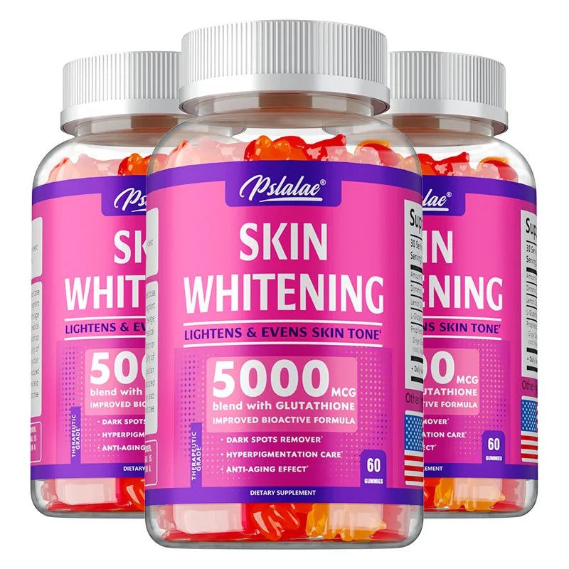 Skin Whitening Gummies - Brighten Skin Tone, Whiten and Anti-aging, Anti-oxidation, Enhance Immunity