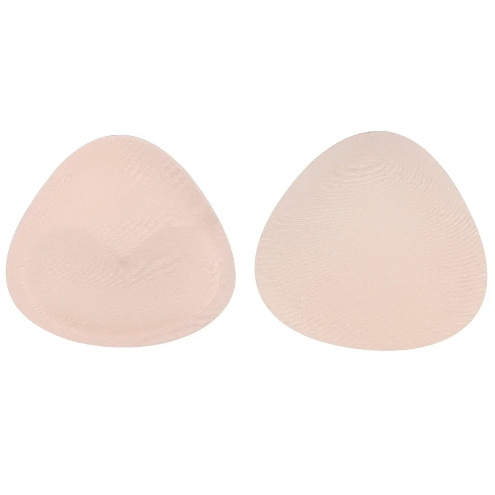 2pcs Silicone Bra Inserts Breast Pads Sticky Push-up Women Bra Cup Thicker Nipple Cover Patch Bikini Inserts for Swimsuit
