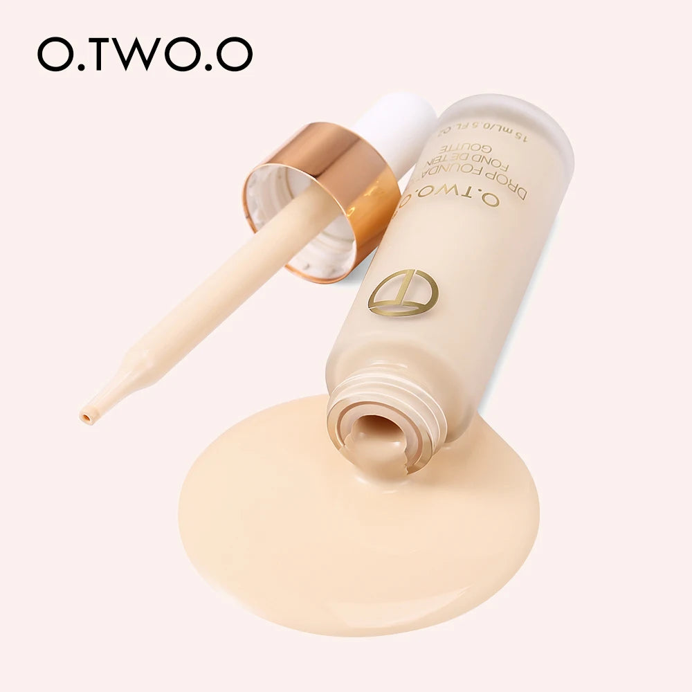 Wholesale O.TWO.O Liquid Foundation Professional Makeup Base Oil Free Full Coverage Concealer Lasting Face Foundation BB Cream