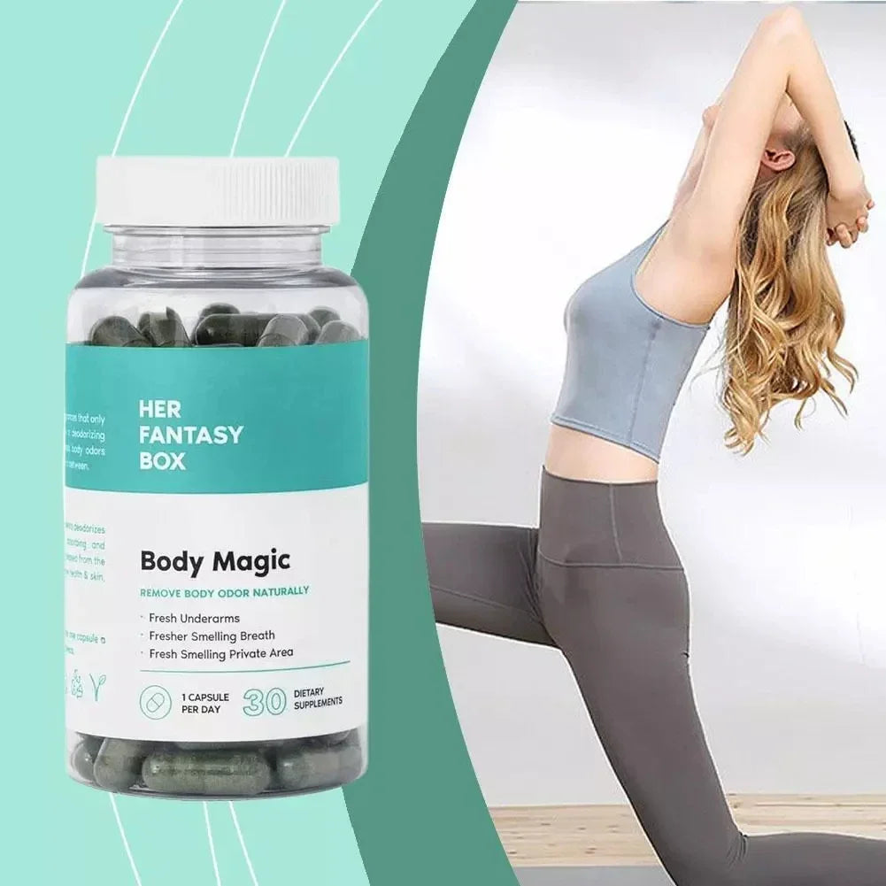 Chlorophyll - 30 Veggie Capsules for Detoxification, Digestion, Gut Health, Skin Support & Oily Skin - Natural Energy Booster