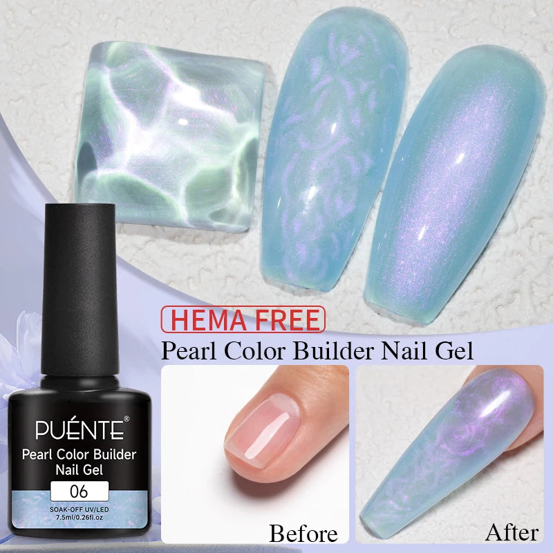 15ML 4 in 1 Builder Nail Gel For Quick Extension Nail Reinforcement Construction UV Gel Polish Semi-permanent Nail Art Varnish