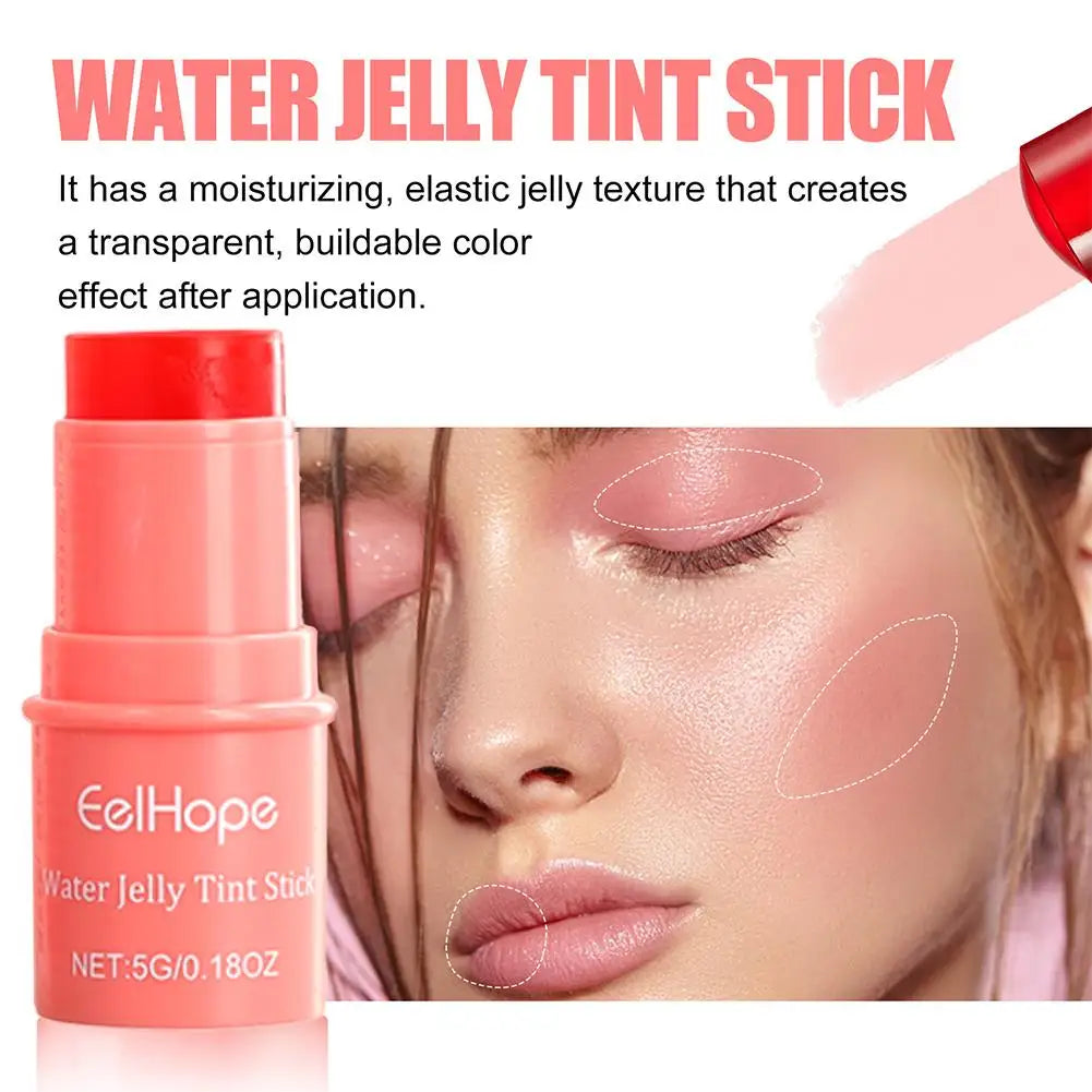 Liquid Blusher Waterproof Sweatproof Brighten Nude Color Matte Blush Stick Natural Rouge Face Makeup
