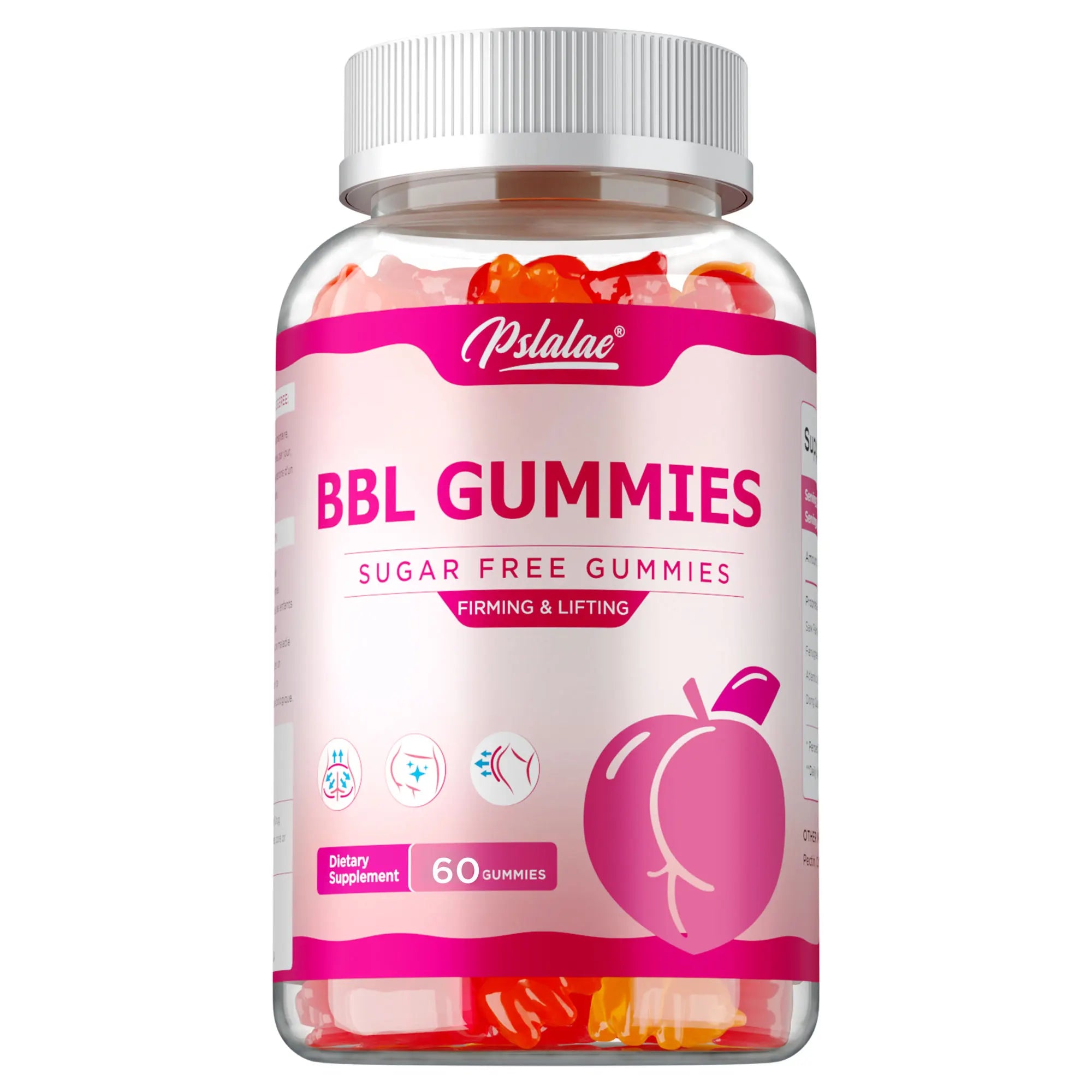 BBL Gummies - Big Butt, Manage Body Shape, Improve Appearance, Increase Confidence, Sculpt Your Butt and Hips - 60 Capsules