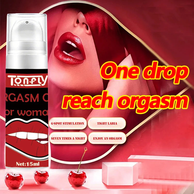 Female Orgasm Gel Sexual Desire for Women Exciting Liquid Orgasmic Sex Drops Vaginal Firming Best Orgasmic Gel for Women