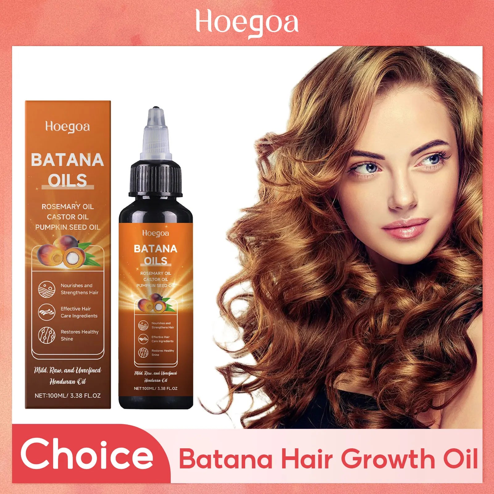 Batana Hair Oil Rosemary Hair Growth Nourishes Hair Follicle Strengthens Roots Anti Loss Repair Dry Hair Regrowth Scalp Care Oil