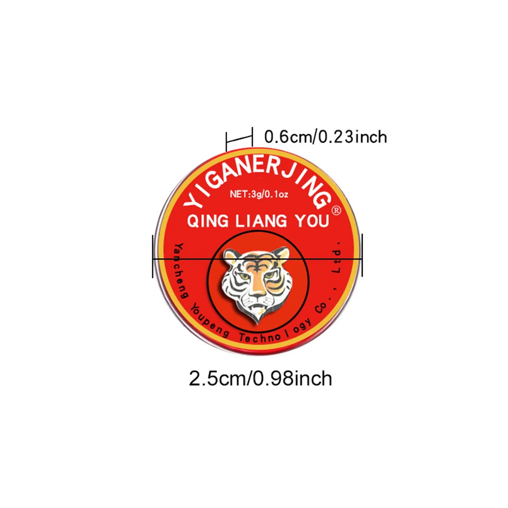 5/10/30pcs Yiganerjing Qingliangyou Tiger Essential Balm Oil 3g