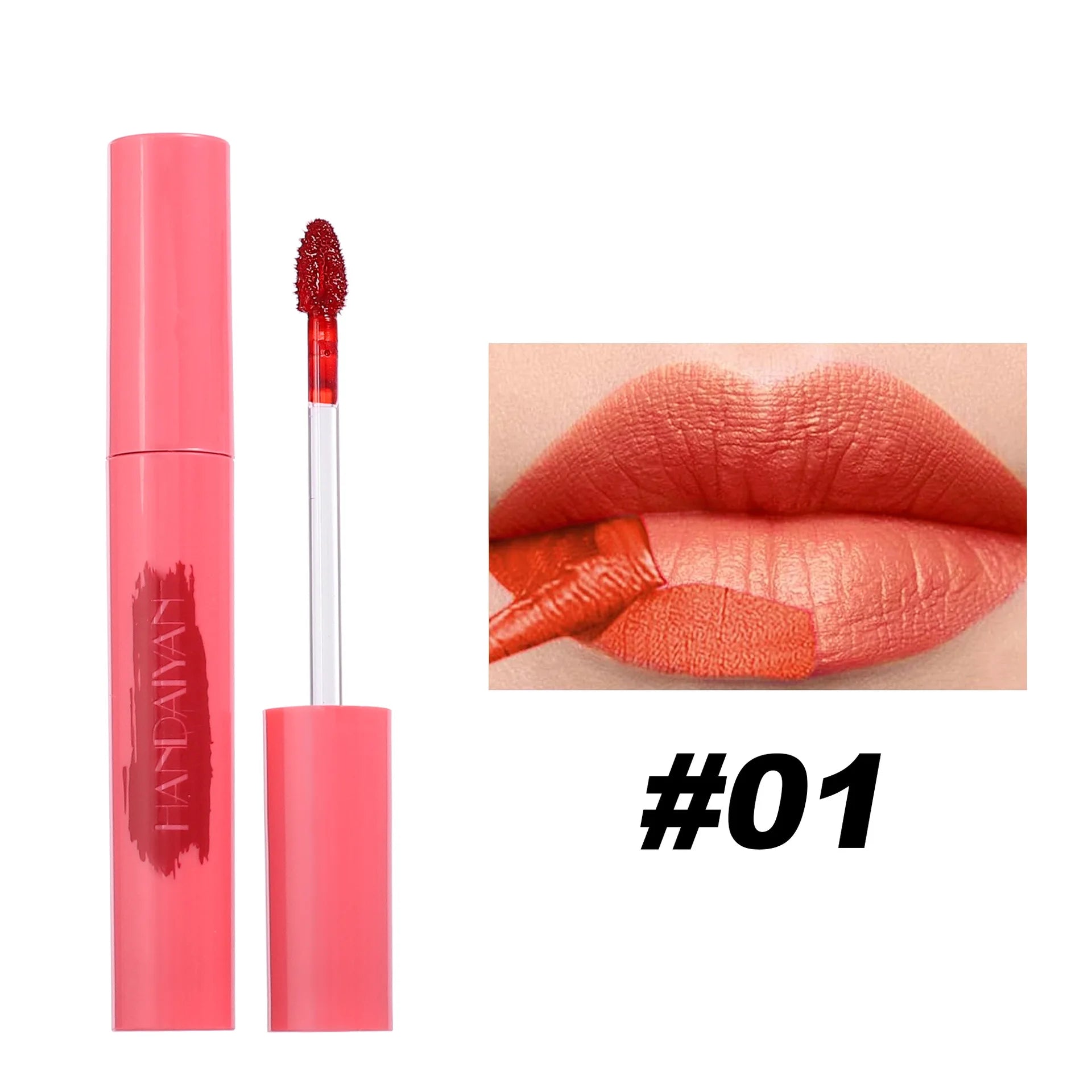 6 Colors Tear-Off Liquid Lipstick Matte Lip Tint Peel Off Lip Glaze Waterproof Long Lasting Makeup Sexy Red Lip Gloss Cosmetics