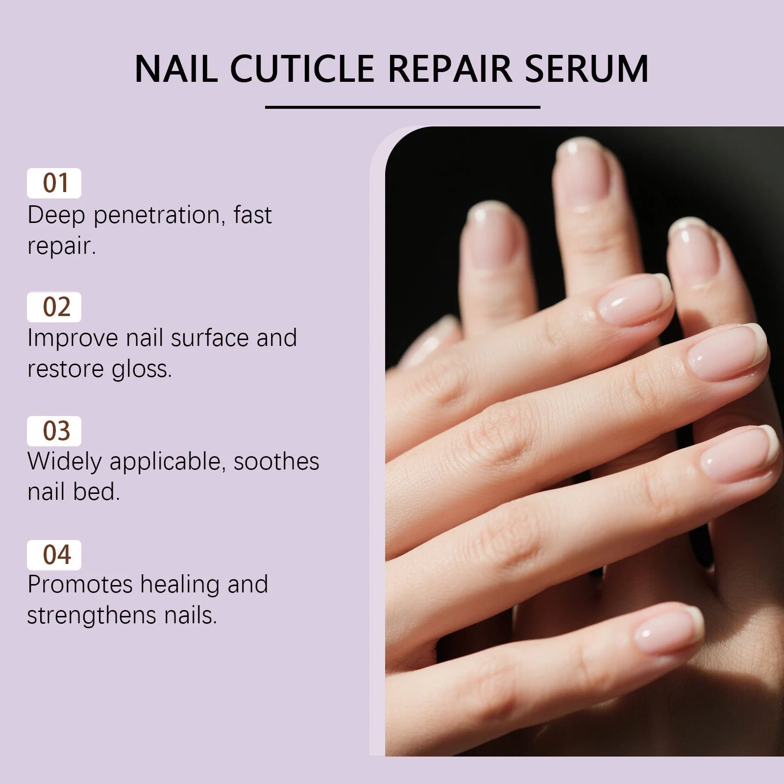 Nail Cuticle Repair Oil Nourishing Strengthening Reduce Cracked Damaged Nail Improve Brittle Nail Smoothing Nail Repairing Serum