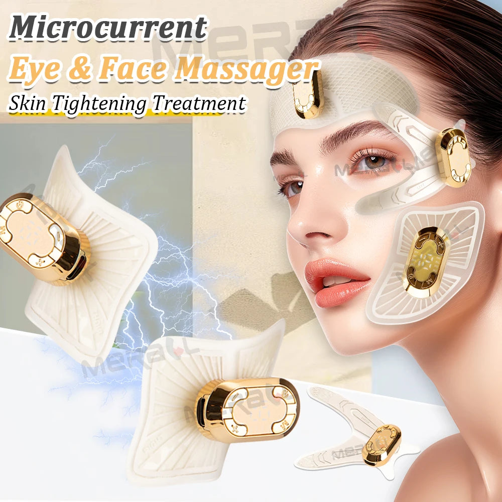 EMS Eye Massage Face Massager Muscle Stimulator Electric Massager for Facial Lifting Anti-Wrinkle Skin Care Dark Circles Fatigue