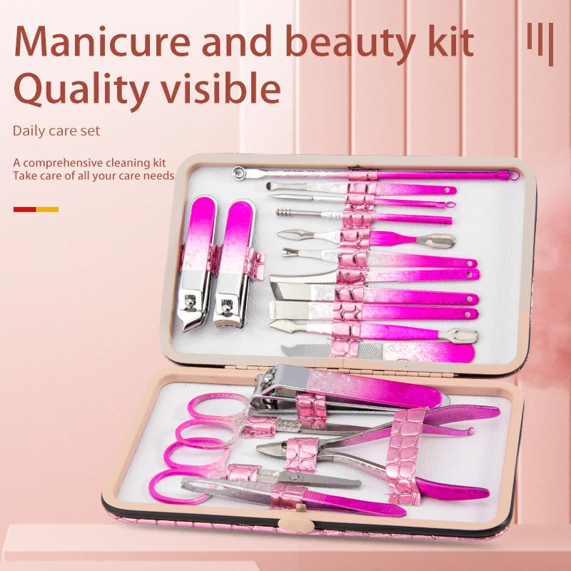 Stainless Steel Nail Clipper Set Home Nail Clipper Nail Nail Tool Portable New Nail Clipper Beauty Set Multiple Pieces