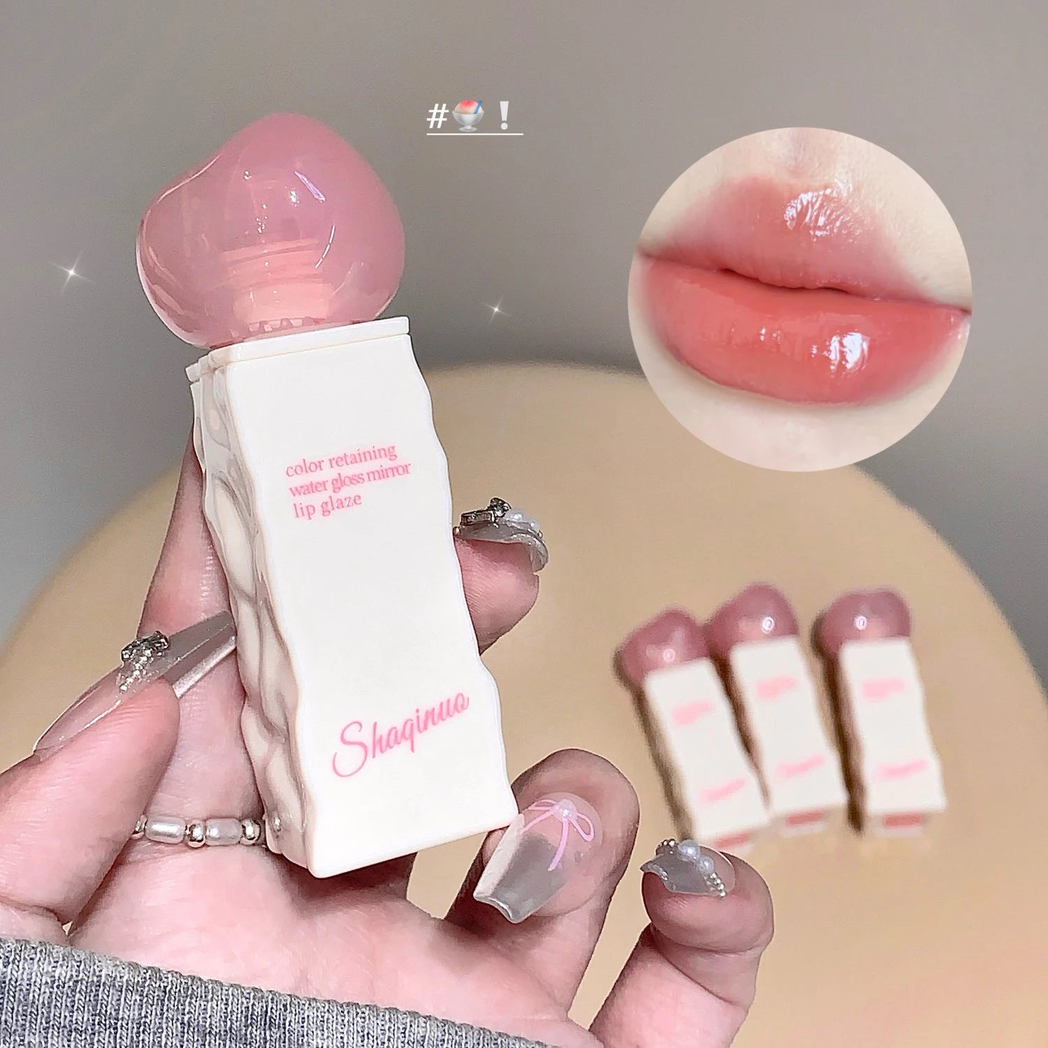 Clear Moisturizing Mirror Water Liquid Lipstick Lasting Hydrating Pink Lip Gloss Plumping Sexy Lip Tint Makeup Korean Cosmetics