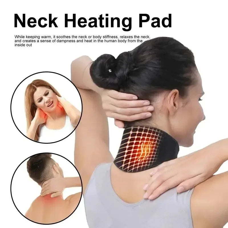 Winter Neck Shoulder Electric Neck Heating Pad Heating Pad for Neck and Shoulders 5 Temperature Modes Adjustable USB Heated Neck